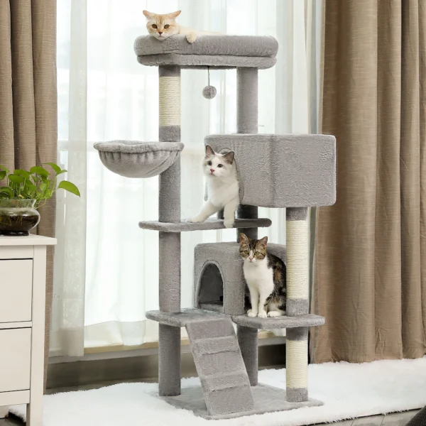 Cat Trees for Large Cats with Hammock