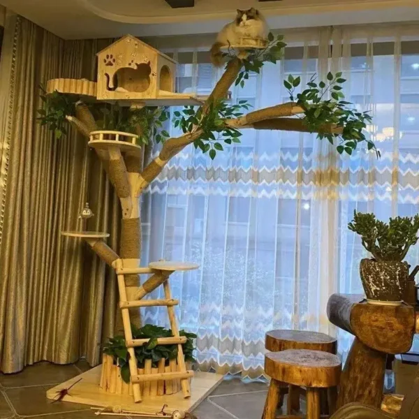 Cat Trees - Large Wooden Climbing Frame - Image 4