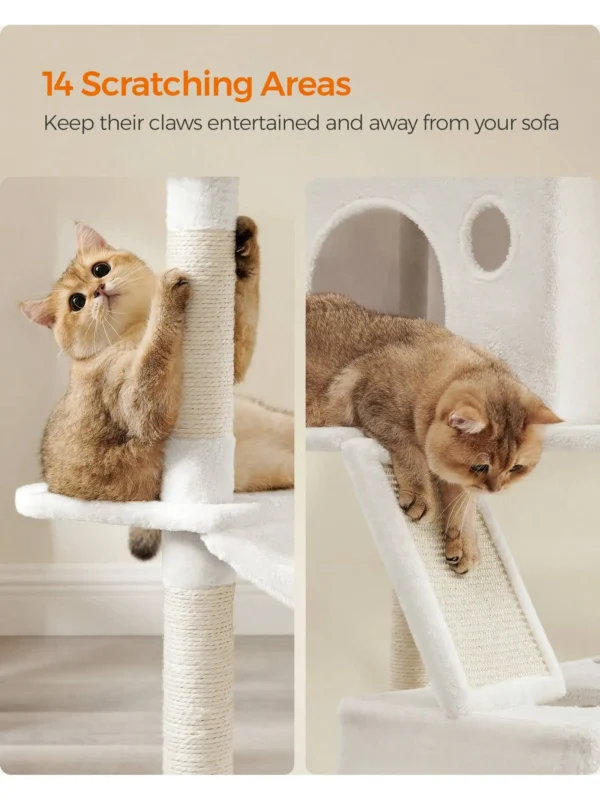 Cat Trees With Scratching Posts And Hammocks - Image 6