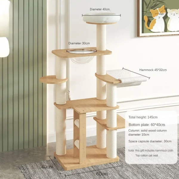 Cat Trees Large with Scratch-resistant Pillars - Image 6