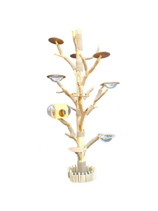 Cat Trees Large Solid Wood Climbing Frame & Toy - Image 5