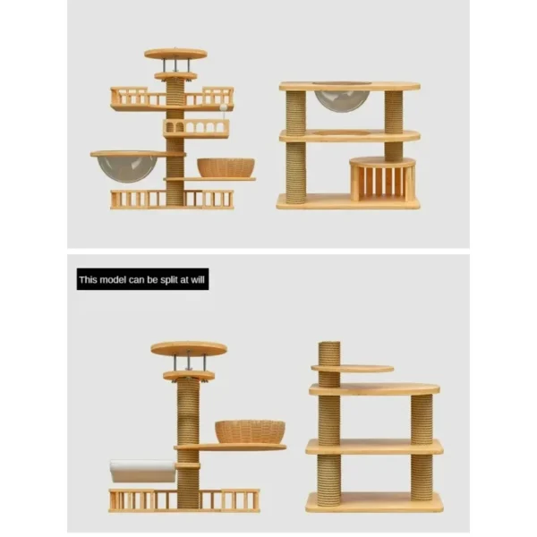 Cat Trees with Scratching Board and Tower - Image 4