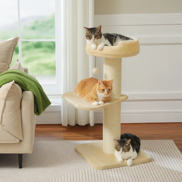 Cat Trees For Large Cats - Tall Scratching Post - Image 4