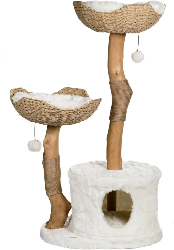 Luxury Cat Trees for Large Cats with Real Branches
