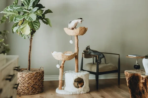 Luxury Cat Trees for Large Cats with Real Branches - Image 4