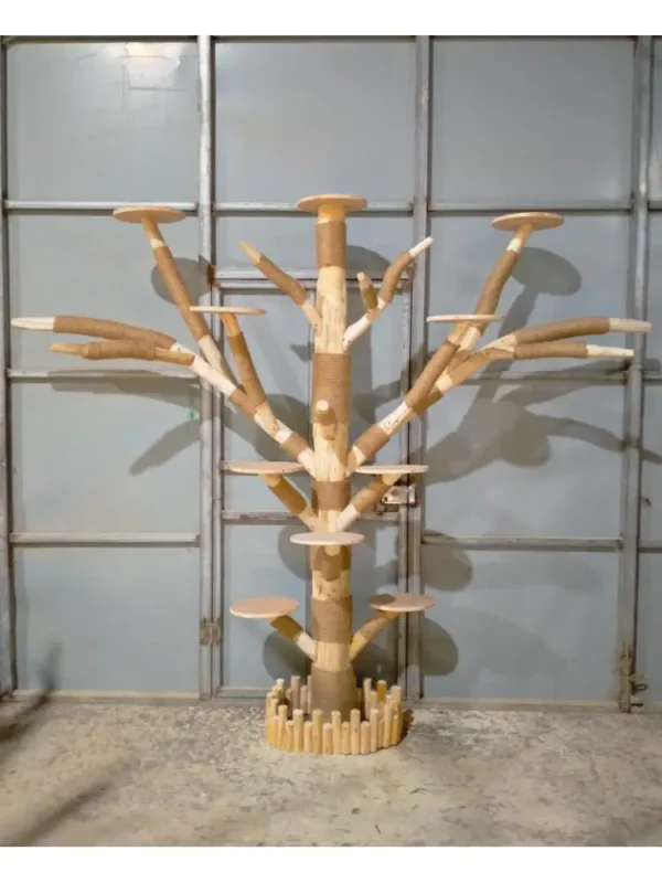 Cat Trees Large Solid Wood Climbing Frame & Toy - Image 6