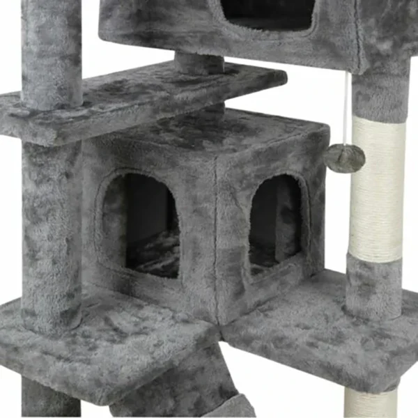Cat Trees: 55" Sturdy Activity Center & Condo - Image 6