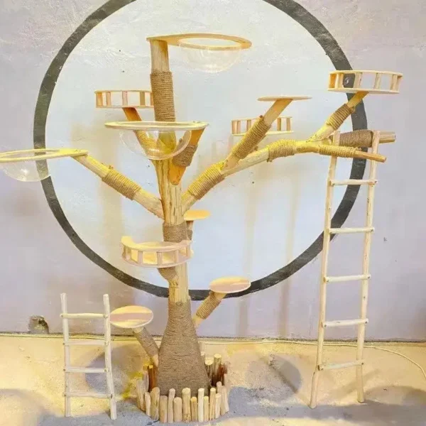 Cat Trees - Large Wooden Climbing Frame - Image 2
