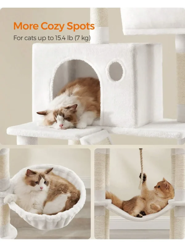 Cat Trees With Scratching Posts And Hammocks - Image 5