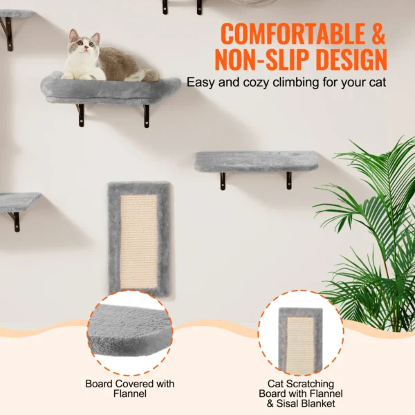 Cat Trees - Wall Mounted Shelves & Jumping Boards - Image 5