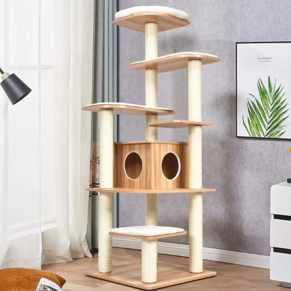 Cat Trees, 69-Inch Tower with Sisal Scratching Posts